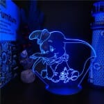 Dumbo 3D Nachtlampje Disney Tekenfilm voor Kinderen Nachtlampen
