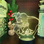 Dumbo 3D Nachtlampje Disney Tekenfilm voor Kinderen Nachtlampen