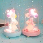 Eenhoorn Ballon Nachtlampje Resin 14x10 Cm Voor Kinderen Nachtlampen