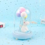 Eenhoorn Ballon Nachtlampje Resin 14x10 Cm Voor Kinderen Nachtlampen