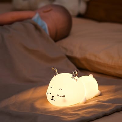 Faon Nachtlampje 12 cm Kleurrijk Nachtlampen