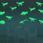 Fluorescerende Dinosaurus Stickers Nachtlampen