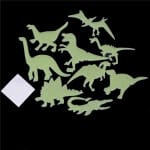 Fluorescerende Dinosaurus Stickers Nachtlampen