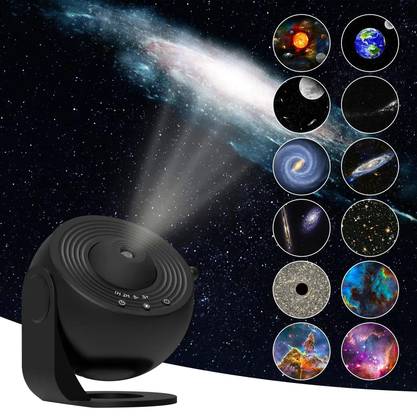 GalaxyBeam Sterrenprojector 12-in-1 Nachtlampen