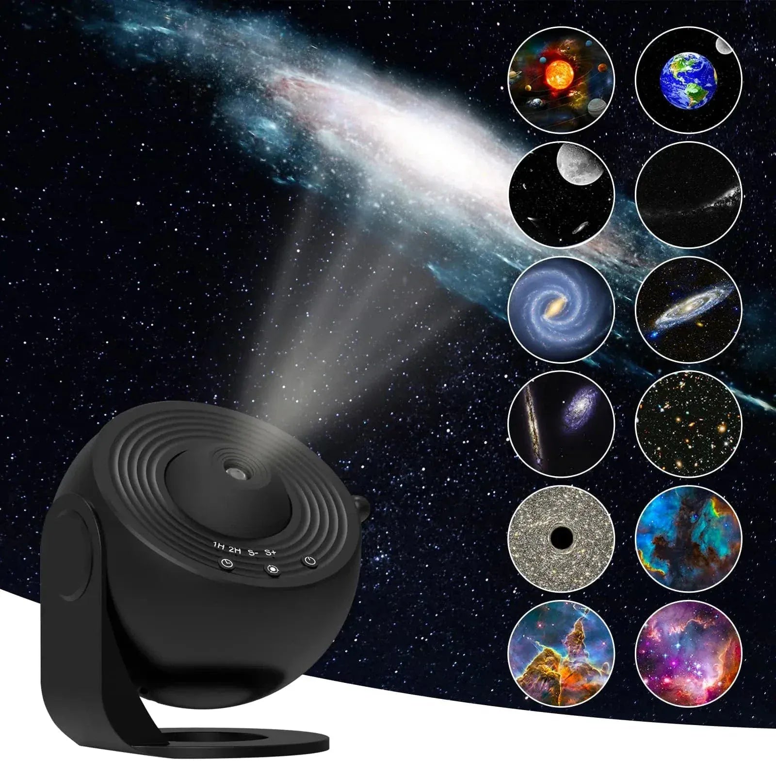 GalaxyBeam Sterrenprojector 12-in-1 Nachtlampen