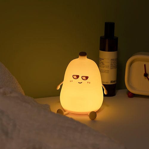 Geel Banaan Nachtlampje BananLuz Nachtlampen