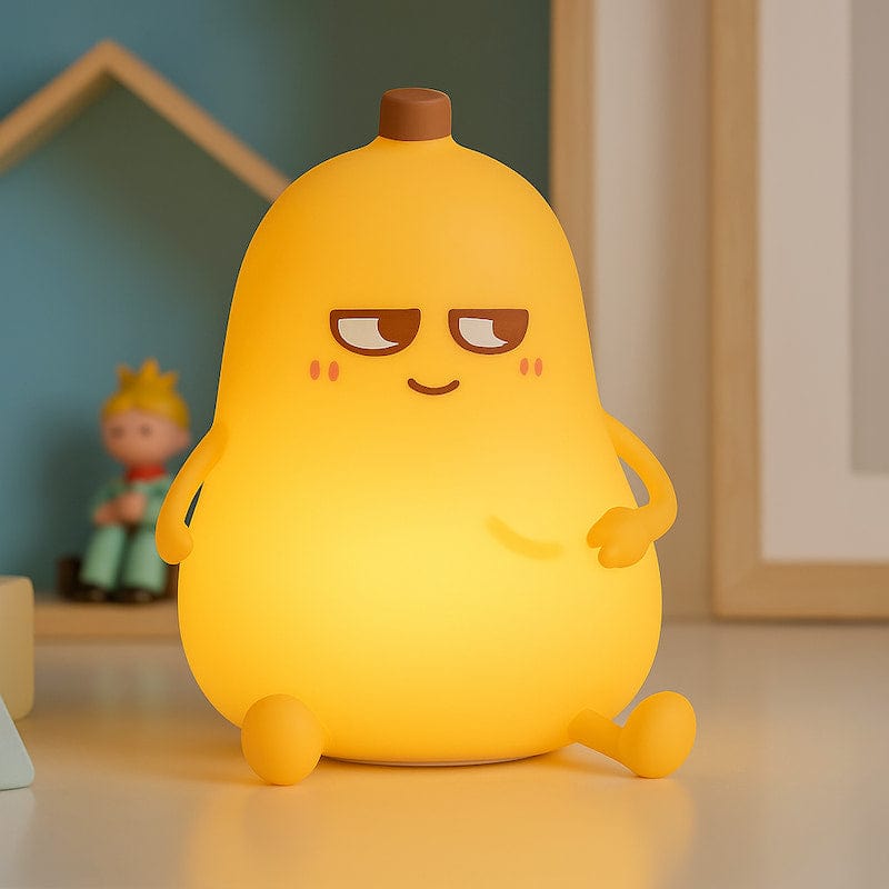 Geel Banaan Nachtlampje BananLuz Nachtlampen