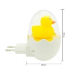 Geel Eend LED Nachtlamp Afstandsbed Nachtlampen