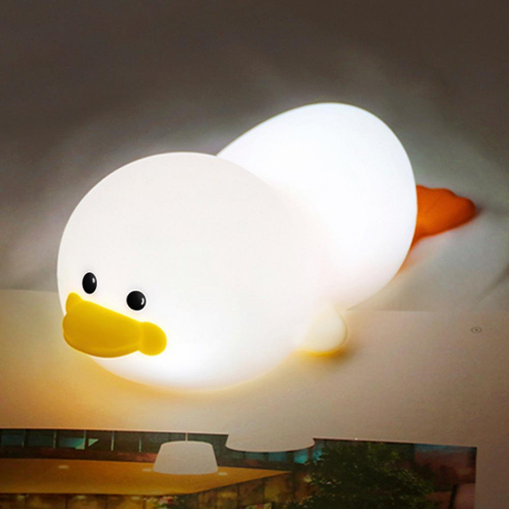 Geel Liggend Kuiken Nachtlampje Nachtlampen