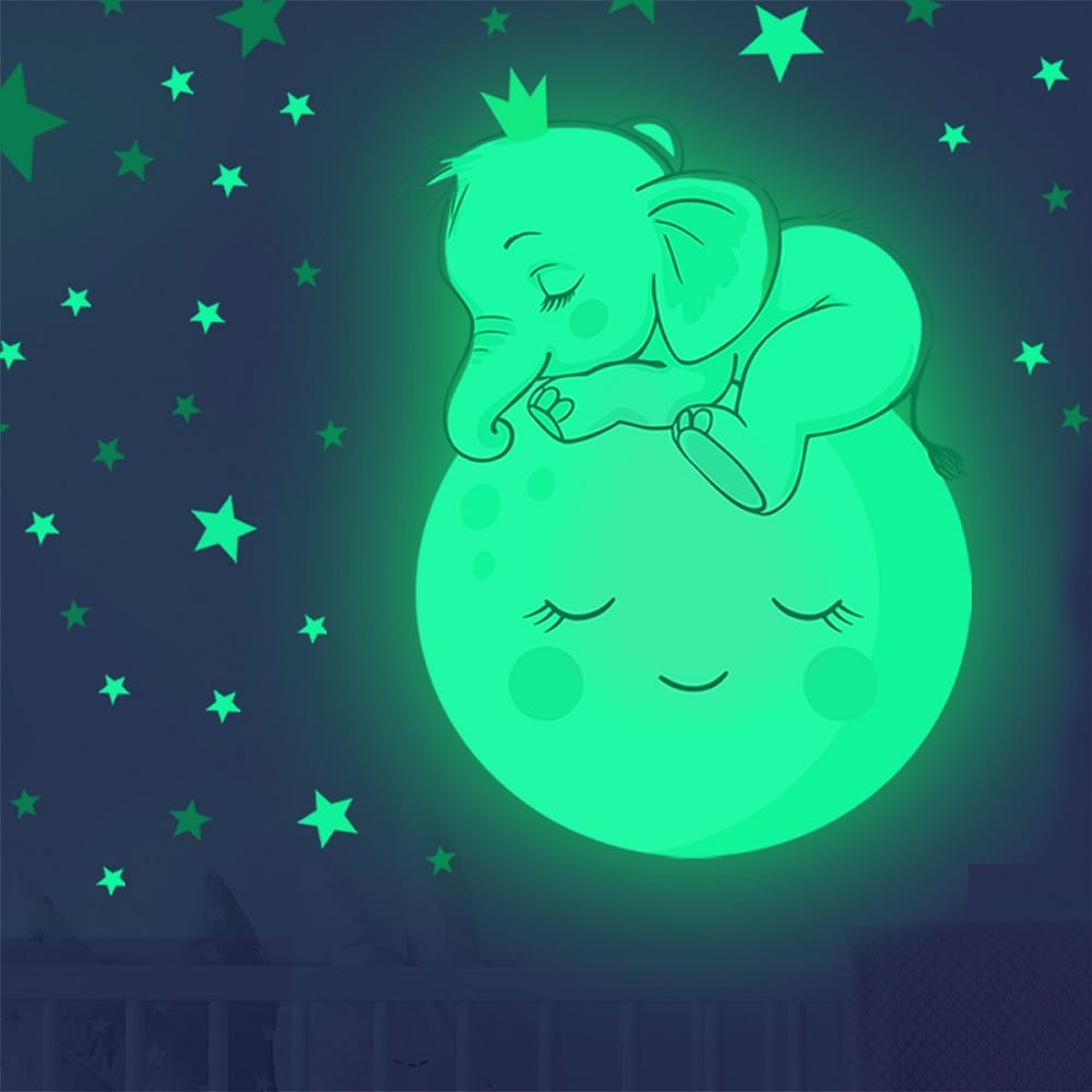 Gele Maan Stekker Nachtlampje Nachtlampen