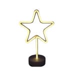 Gele Ster LED Lamp Nachtlampen