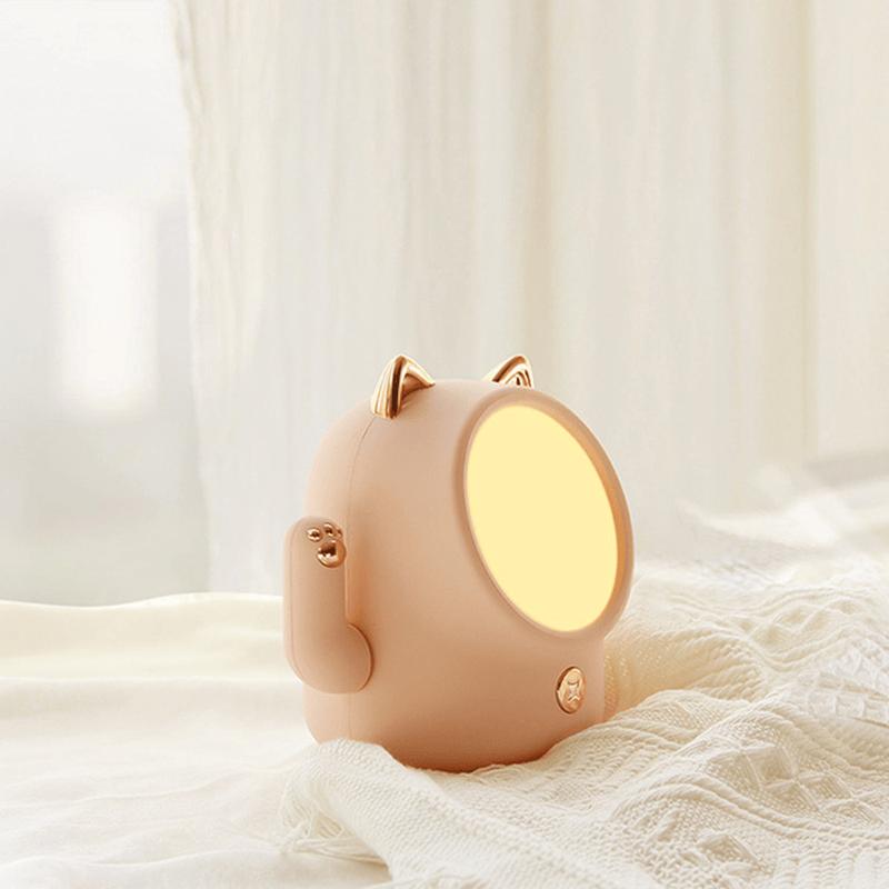 Gelukbrengend Kat LED Nachtlampje 12x9x9 cm Nachtlampen