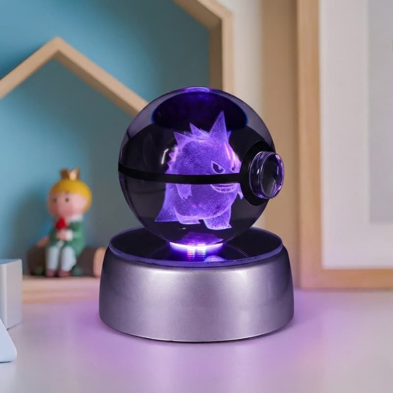 Gengar 3D Nachtlampje Voor Slaapkamer Verlichting Nachtlampen