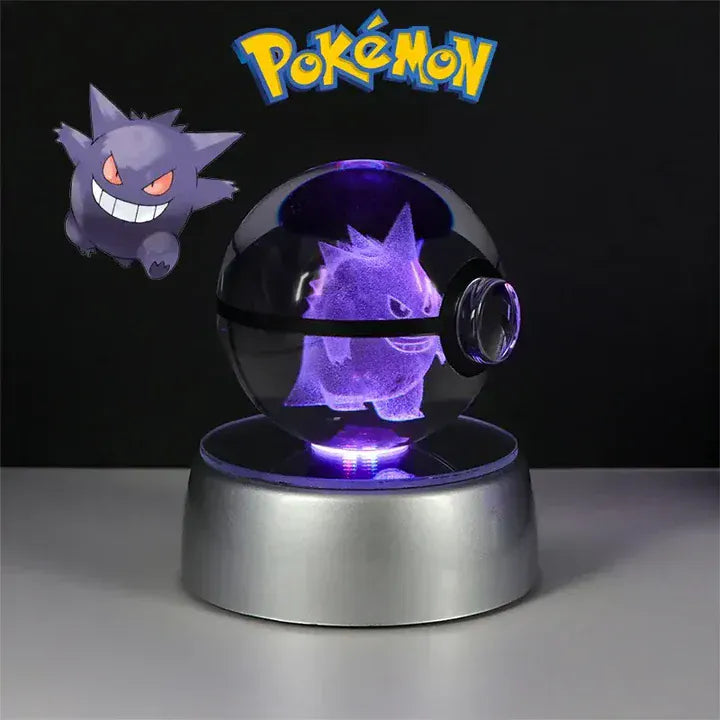 Gengar 3D Nachtlampje Voor Slaapkamer Verlichting Nachtlampen