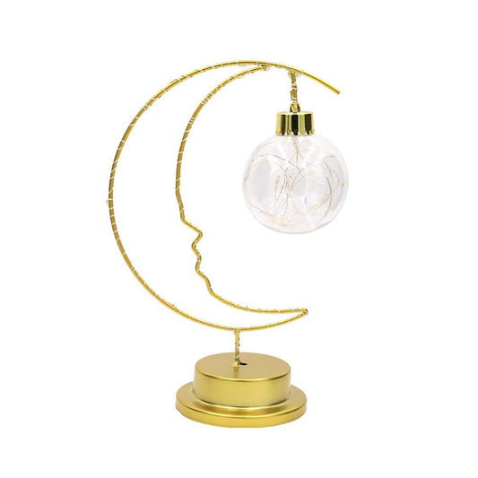 Gouden LED Maannachtlampje Nachtlampen