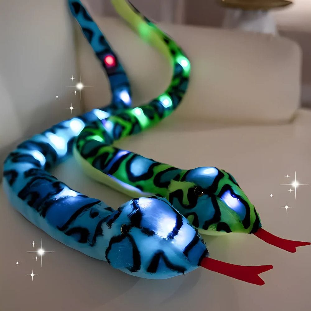 Groene Slang Knuffel Nachtlampje Nachtlampen