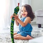 Groene Slang Knuffel Nachtlampje Nachtlampen