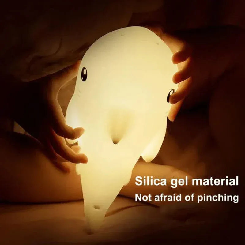 Haai Nachtlampje LumiShark Tactiel Zacht Warm Licht Nachtlampen