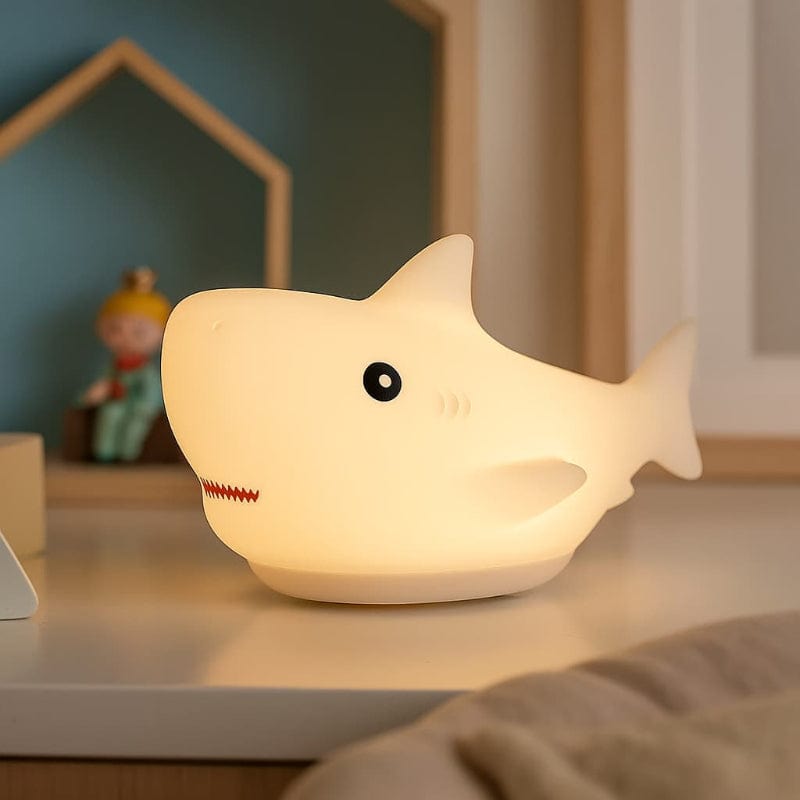 Haai Nachtlampje LumiShark Tactiel Zacht Warm Licht Nachtlampen