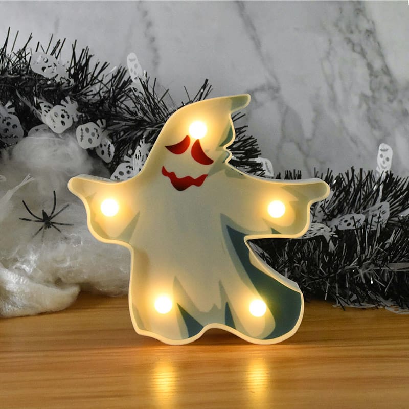Halloween LED Spooklamp 17,5 cm Nachtlampen