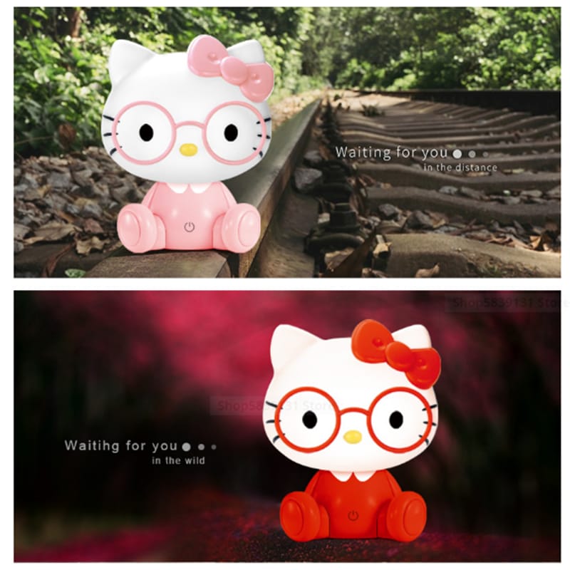 Hello Kitty Nachtlampje met Bril Nachtlampen