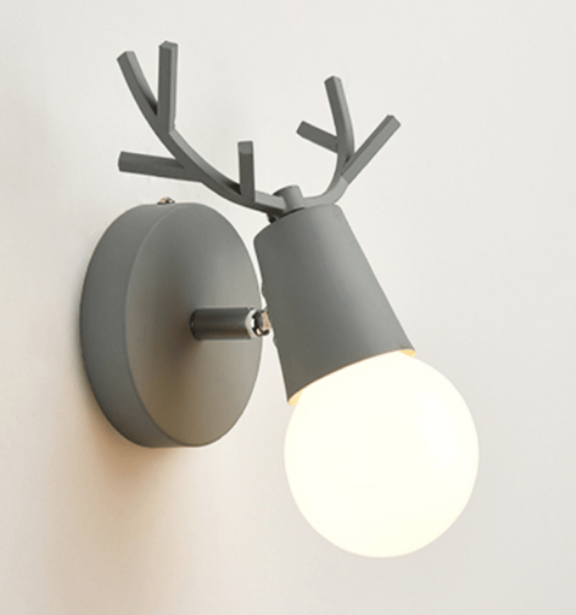 Hert Metalen Nachtlampje 22x16x10 Nachtlampen