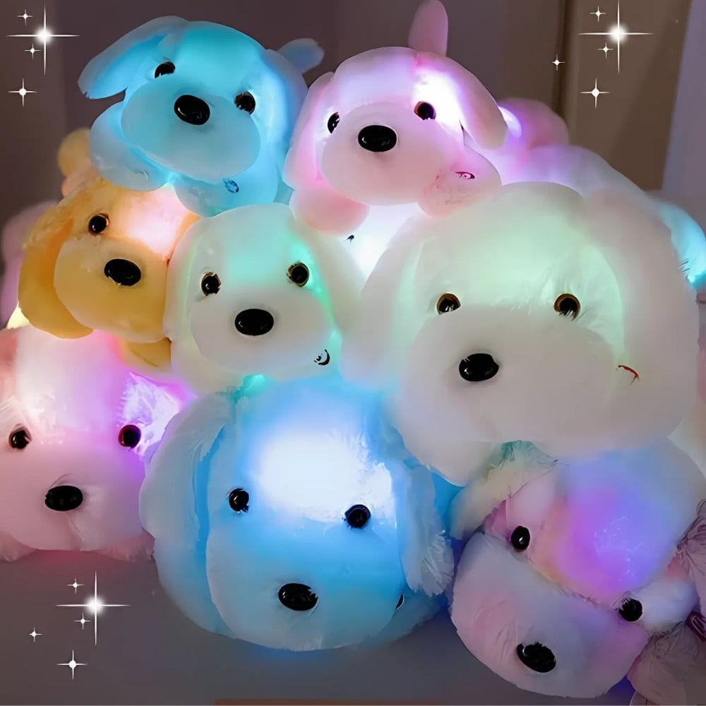 Hond Nachtlampje Knuffel S 35 cm Nachtlampen