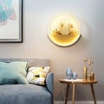 Houten Hert Wandlampje Kinderkamer Nachtlampen