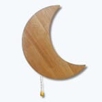 Houten Maan Nachtlampje Met Konijn Nachtlampen