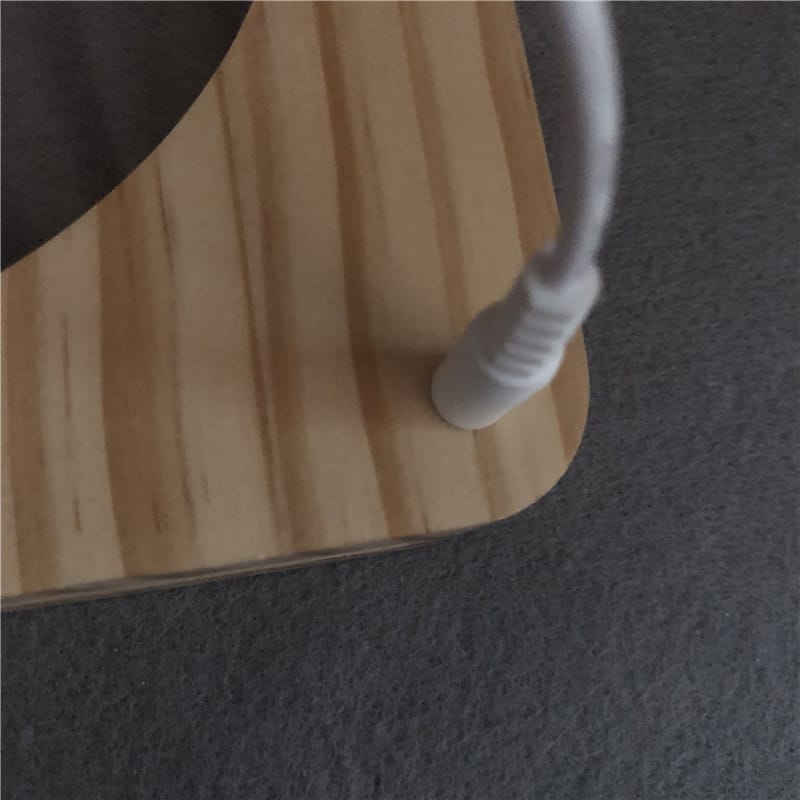 Houten Paard Nachtlampje Design 19x19x3 cm Met LED Nachtlampen