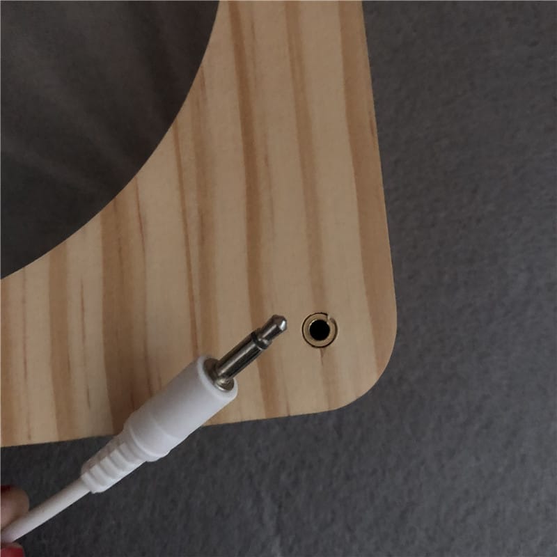 Houten Paard Nachtlampje Design 19x19x3 cm Met LED Nachtlampen