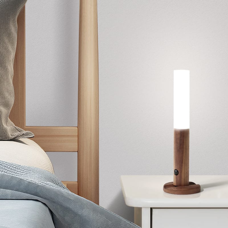 Houten Wandlamp 18 x 2,5 cm Nachtlampen