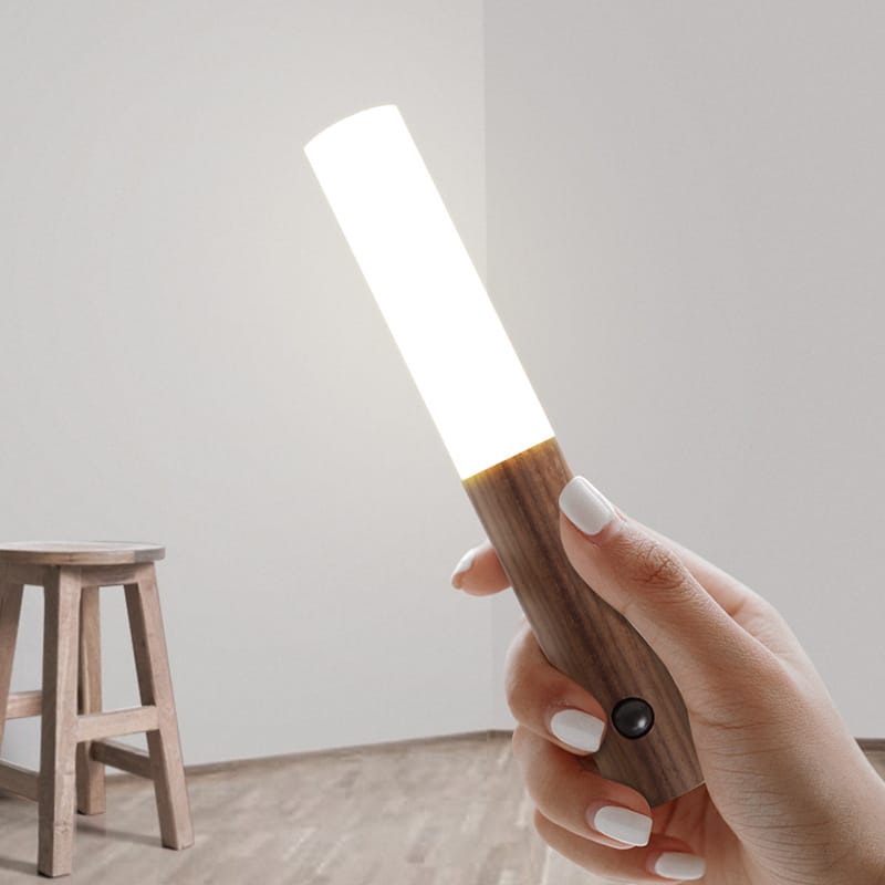 Houten Wandlamp 18 x 2,5 cm Nachtlampen
