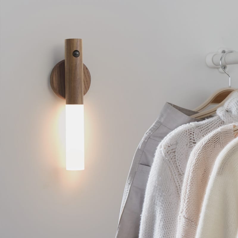 Houten Wandlamp 18 x 2,5 cm Nachtlampen
