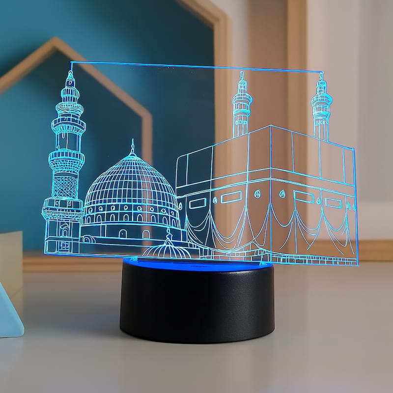 Islamitische Moskee 3D Nachtlampje MosQura Nachtlampen