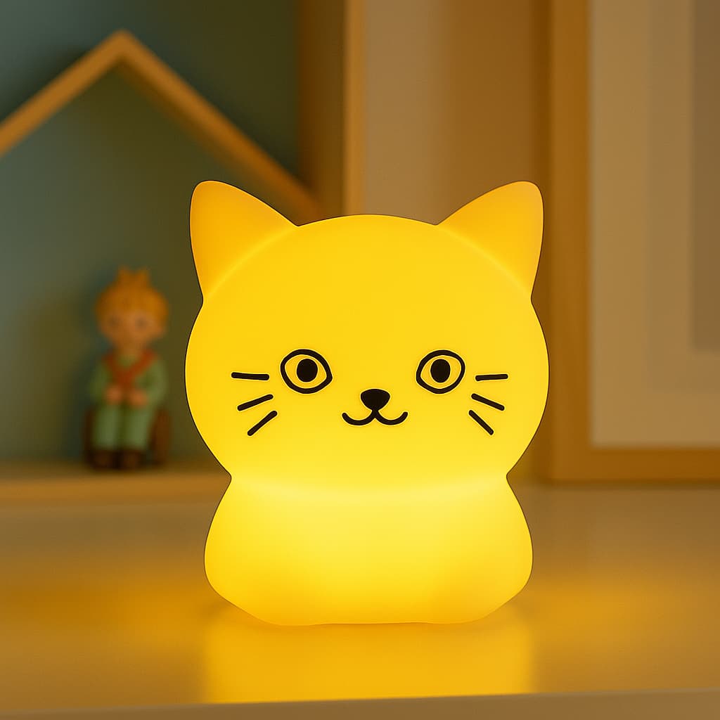 Kat Nachtlampje LumiCat Siliconen Nachtlampen