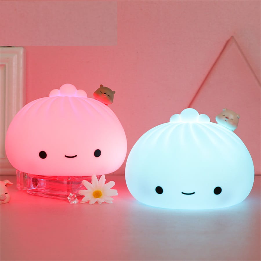 Kawaii Ei LED Nachtlampje 7x14x7,5 cm Zacht Licht Nachtlampen