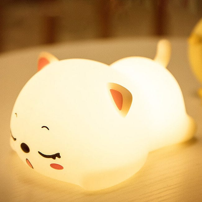 Kawaii Kat Nachtlampje 13cm Nachtlampen