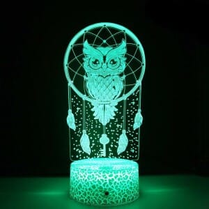 Kerkuil Lamp 208x170x87mm Nachtlampen