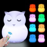 Kerkuil Nachtlampje 9 Kleuren Nachtlampen