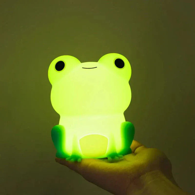 Kikker Nachtlampje LumiFrog Silicone Tactiele Sensor Nachtlampen