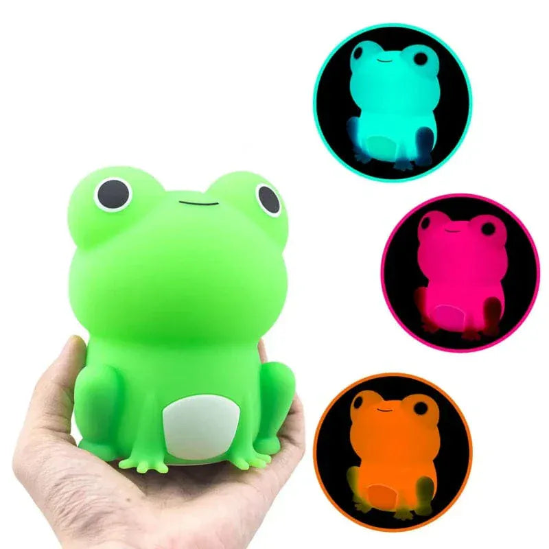 Kikker Nachtlampje LumiFrog Silicone Tactiele Sensor Nachtlampen