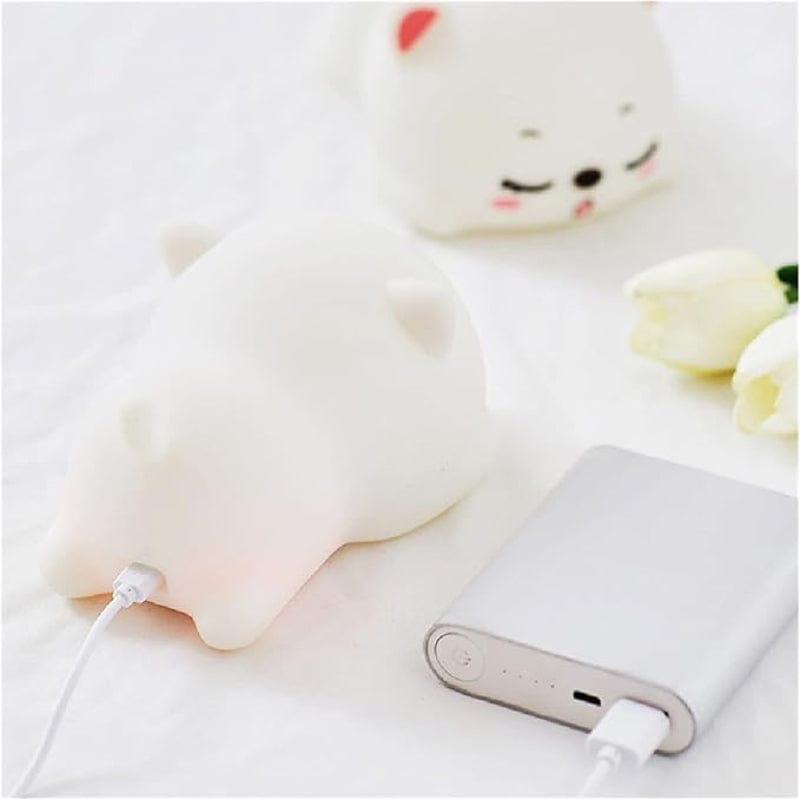 Kitten Nachtlampje KittyGlow Siliconen LED Nachtlicht Nachtlampen
