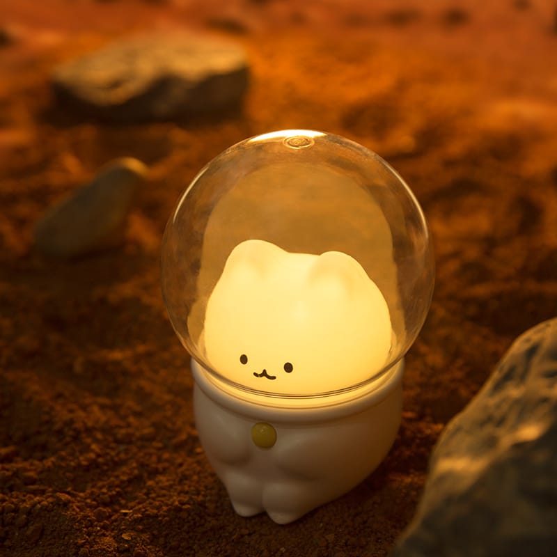 Klein Astronaut Kat Nachtlampje Nachtlampen