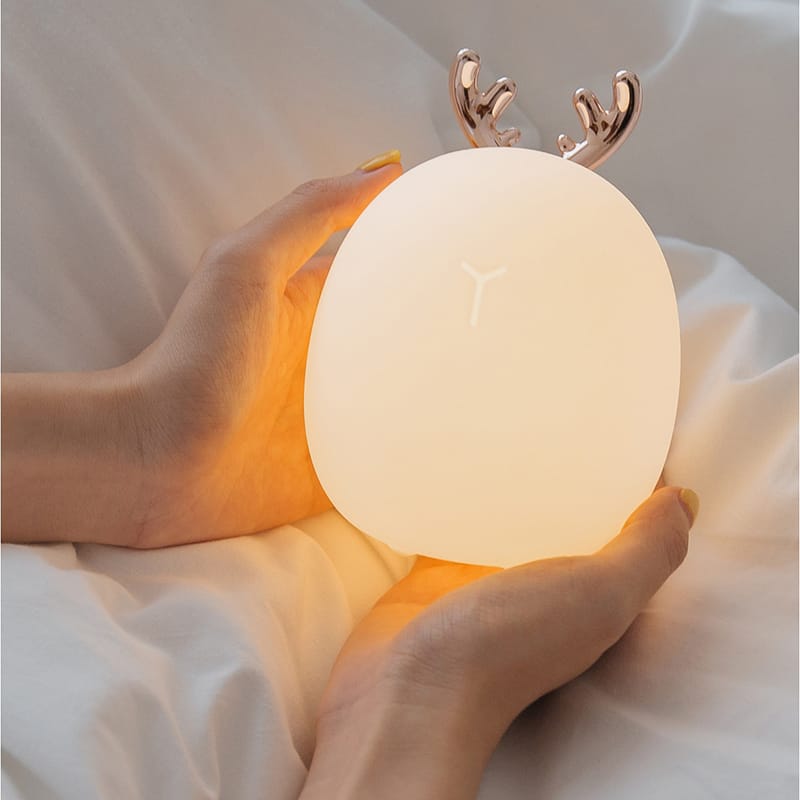 Klein Siliconen Hert Nachtlampje Nachtlampen