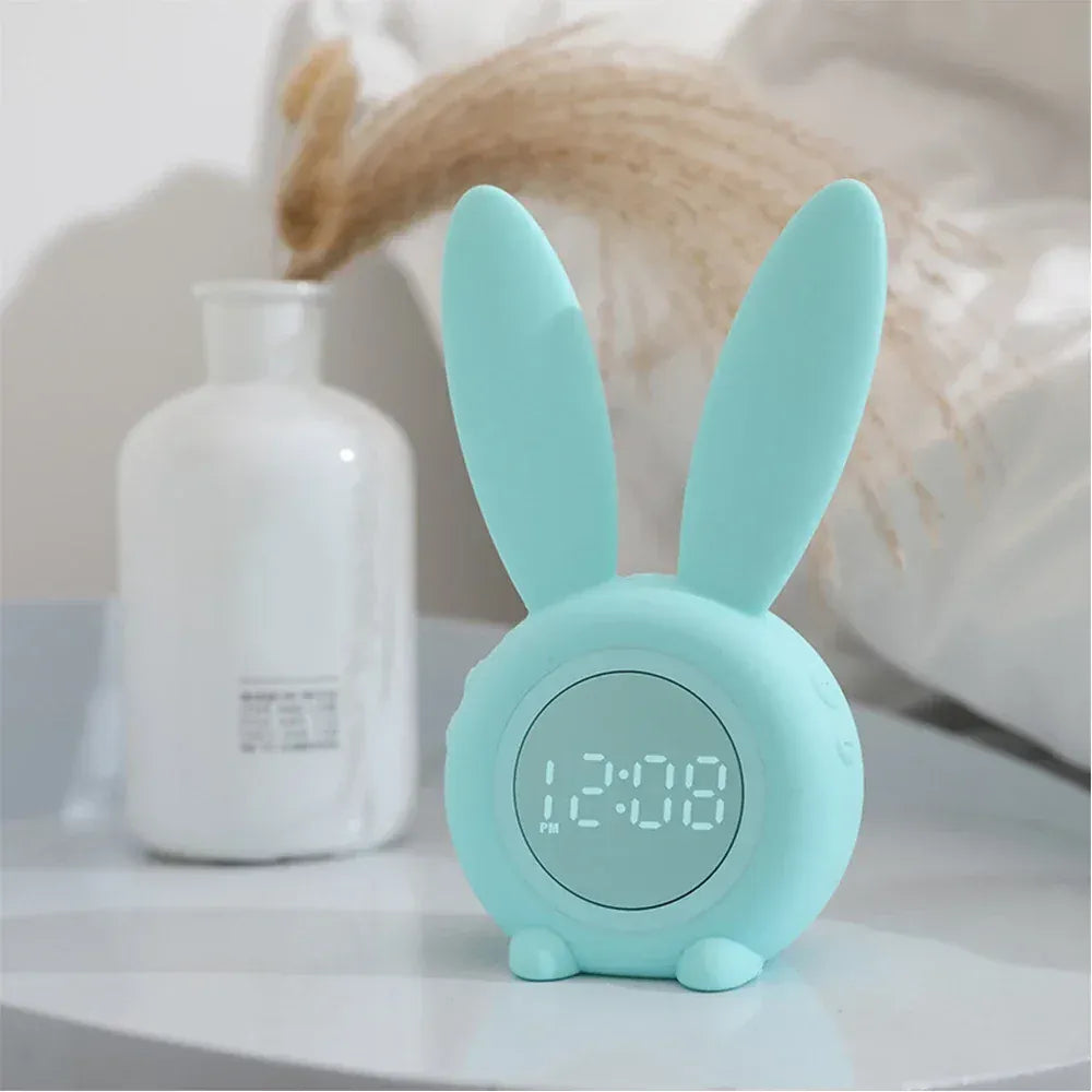 Kleine BunnyBell Kinderwekker LED Nachtlampen