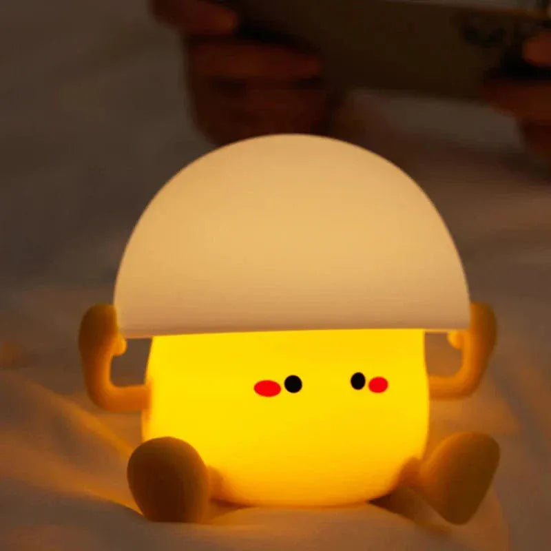 Kleine Gele Paddenstoel Nachtlampje Nachtlampen