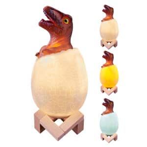 Kleurrijk 3D Dinosaurus Voet Nachtlampje Voor Kinderen 25 cm Nachtlampen