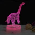 Kleurrijk 3D Dinosaurus Voet Nachtlampje Voor Kinderen 25 cm Nachtlampen