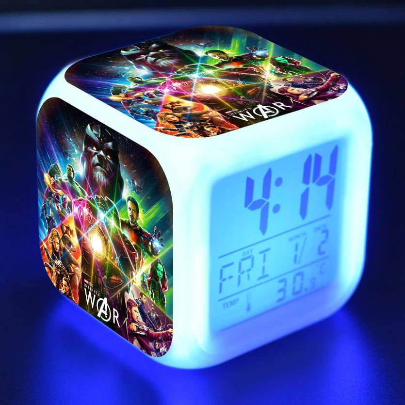 Kleurrijk Disney Marvel LED Nachtlampje Met 3D-Figuren 8x8x8 cm Nachtlampen